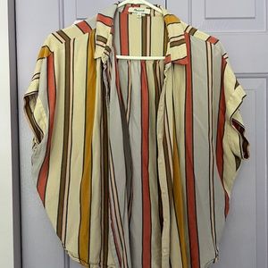 Stripped Madewell Button Down Size L
